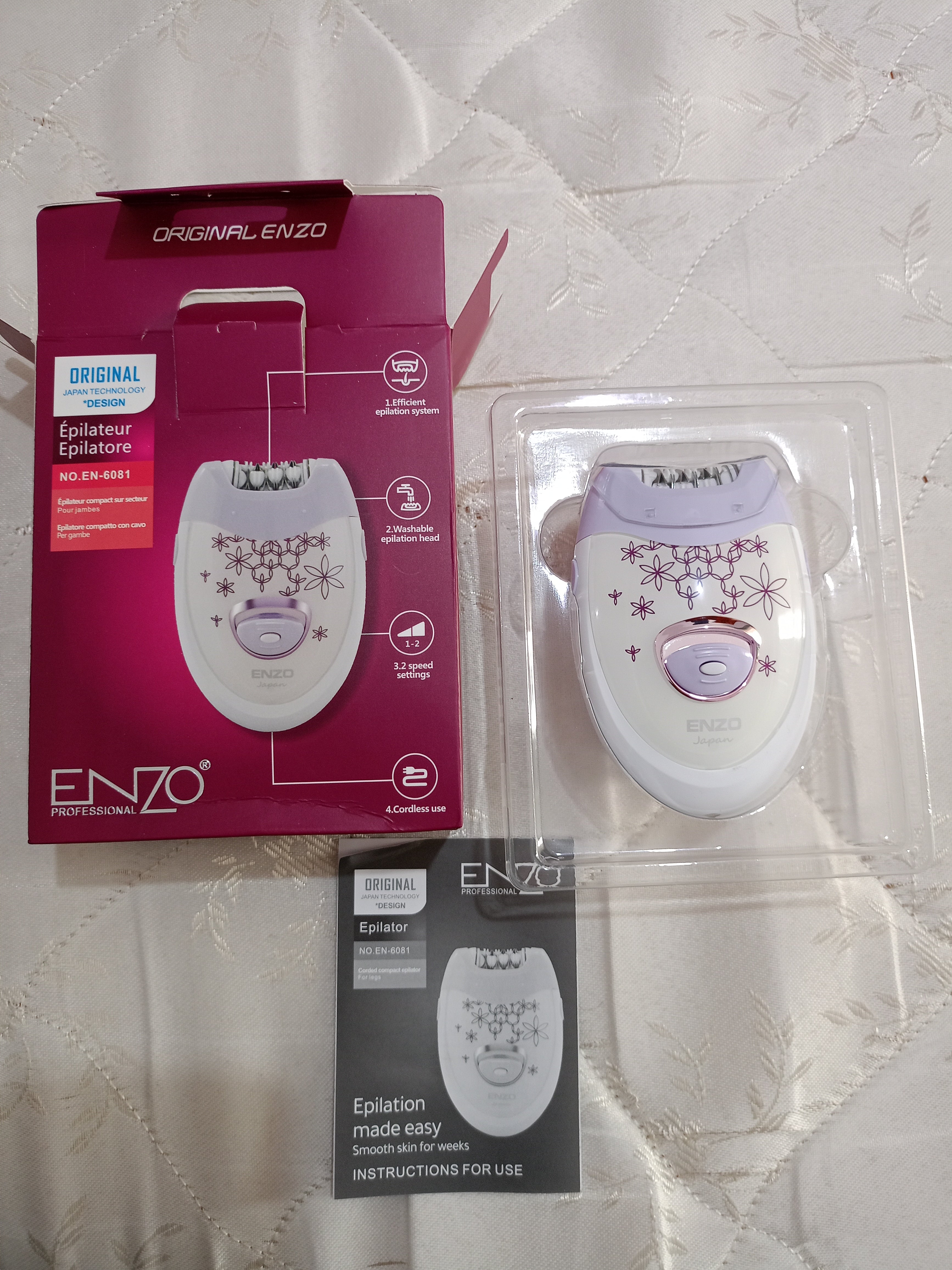 Épilateur ENZO — جهاز إزالة الشعر ENZO